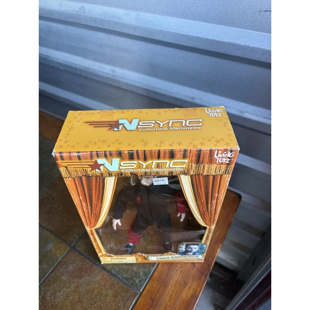 2000 NSync Collectible Marionette Doll Chris Kirkpatrick Living Toyz In Box